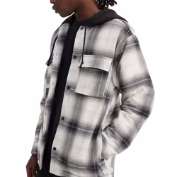 Levis Unisex Adult Jack Worker Hooded Overshirt - S, Grey