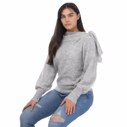 Ted Baker Womens/Ladies Larbow Bow Embellished Jumper - 12 UK, Grey