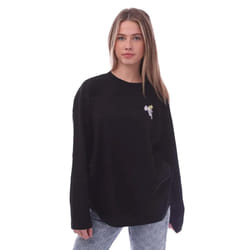 Off White Womens/Ladies Arrow Flowers Long-Sleeved T-Shirt