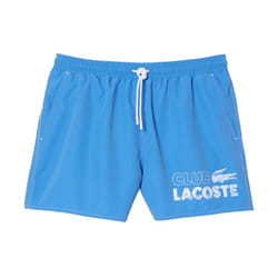 Lacoste Mens Quick Dry Swimming Trunks - M, Blue