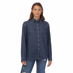 Levis Womens/Ladies Donovan Western Shirt - 8 UK, Denim