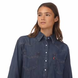 Levis Womens/Ladies Donovan Western Shirt - 10 UK, Denim