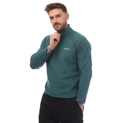 Berghaus Mens Cuerden Half Zip Fleece Top - S, Teal