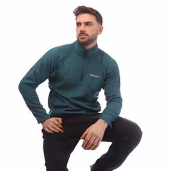 Berghaus Mens Cuerden Half Zip Fleece Top - S, Teal