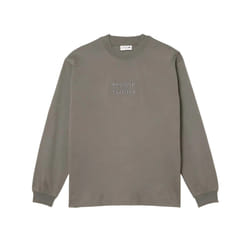 Lacoste Unisex Adult Cotton Loose Fit Sweatshirt - XS, Grey
