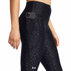 Under Armour Womens/Ladies HeatGear Printed Ankle Length Leggings - 8 UK, Black