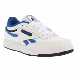 Reebok Childrens/Kids Club C Revenge Leather Trainers - 4.5 UK, White/Blue/Black
