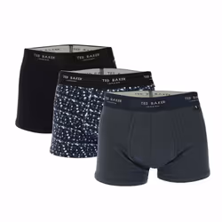 Ted Baker Mens Boxer Shorts (Pack of 3) - S, Navy
