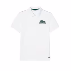 Lacoste Mens Mini Pique Polo Shirt - M, White