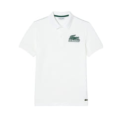 Lacoste Mens Mini Pique Polo Shirt - M, White