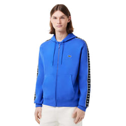 Lacoste Mens Jogger Zipped Hoodie - XS, Blue