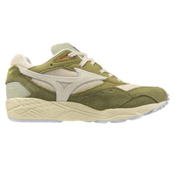Mizuno Mens Contender Sportstyle Suede Shoes - 5 UK, Green/White