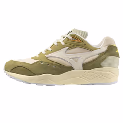 Mizuno Mens Contender Sportstyle Suede Shoes - 4 UK, Green/White