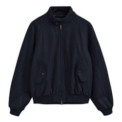 Gant Mens Wool Harrington Jacket - XL, Blue