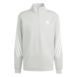 Adidas Mens Future Icons Striped Half Zip Sweatshirt - S, Grey