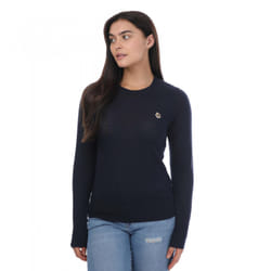 Ted Baker Womens/Ladies Averiii Merino Wool Crew Neck Jumper - 6 UK, Navy