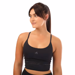 Adidas Womens/Ladies HIIT 45 Seconds Cropped Tank Top - 12 UK - 14 UK, Black/Grey