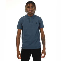 Timberland Unisex Adult Millers River Pique Polo Shirt - S, Denim