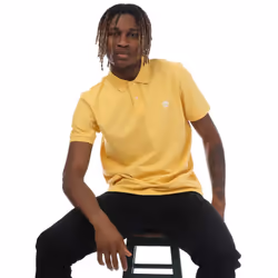 Timberland Unisex Adult Millers River Pique Polo Shirt - S, Yellow