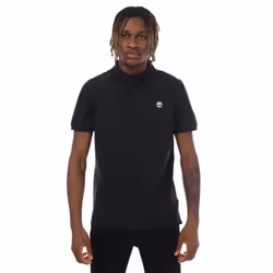 Timberland Unisex Adult Millers River Pique Polo Shirt - L, Black
