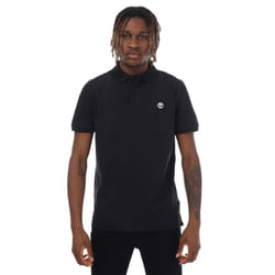 Timberland Unisex Adult Millers River Pique Polo Shirt - L, Black