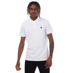 Timberland Unisex Adult Millers River Pique Polo Shirt - L, White