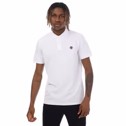 Timberland Unisex Adult Millers River Pique Polo Shirt - XL, White