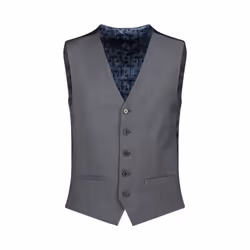 Ted Baker Mens Panama Slim Waistcoat - 46 in, Charcoal