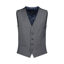 Ted Baker Mens Panama Slim Waistcoat - 46 in, Charcoal