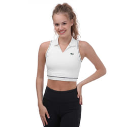 Lacoste Womens/Ladies Polo Sports Bra - M, White