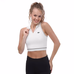 Lacoste Womens/Ladies Polo Sports Bra - S, White