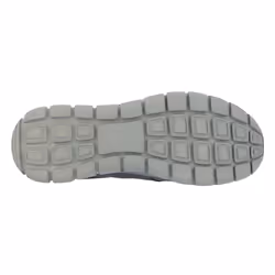 Skechers Mens Track Syntac Coated Leather Trainers - 6 UK, Charcoal