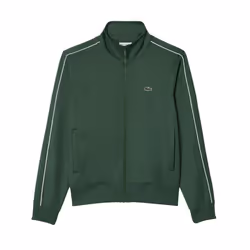 Lacoste Mens Paris PiquÃ© Zip Front Track Jacket - S, Green