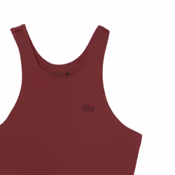 Lacoste Womens/Ladies Recycled Polyamide Quick Dry Sports Bra - XL, Burgundy
