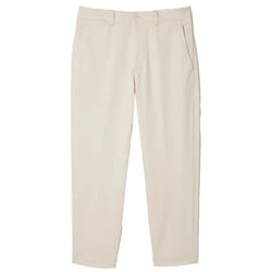 Lacoste Mens Cotton Stretch Tapered Chinos - 30R, Cream