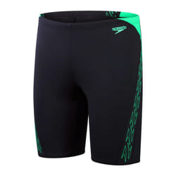 Speedo Mens Hyper Boom Splice Jammer Shorts - 28R, Navy/Green