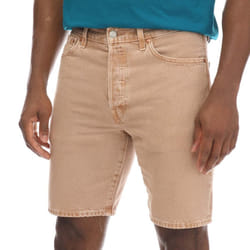 Levis Mens 501 Original Shorts - 28R, Sand