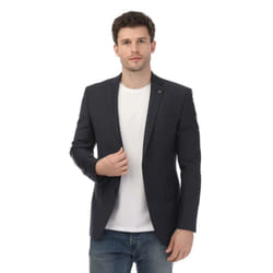 Ted Baker Mens Forbyjs Puppytooth Suit Jacket - 38 in, Navy