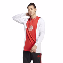 Adidas Mens OG Ajax Amsterdam Jersey - S, Red
