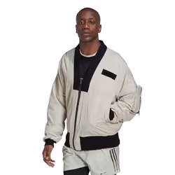 Adidas Mens Parley Bomber Jacket - M, Natural