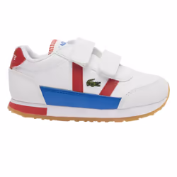 Lacoste Childrens/Kids Partner Trainers - 4.5 UK Child, White/Red
