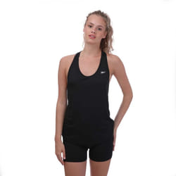 Reebok Womens/Ladies Mesh Back Workout Tank Top - 4 UK - 6 UK, Black
