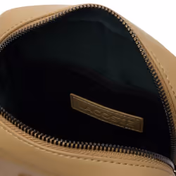 Lacoste Monogram Leather Satchel