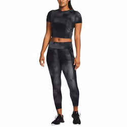 Under Armour Womens/Ladies Launch Printed Leggings - 8 UK, Black