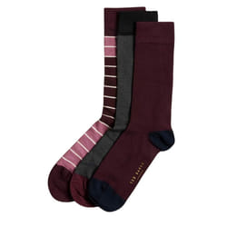 Ted Baker Unisex Adult Dude Socks (Pack of 3)