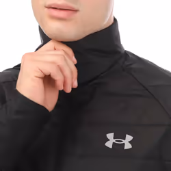 Under Armour Mens Insulated Hybrid Padded Jacket - L, Black