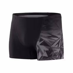 Speedo Mens V-Cut Swim Shorts - S, Black/Grey