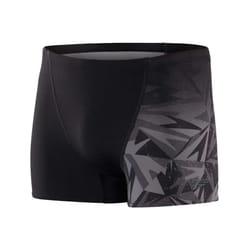 Speedo Mens V-Cut Swim Shorts - S, Black/Grey