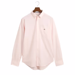 Gant Mens A.Shield Poplin Regular Shirt - M, Pink