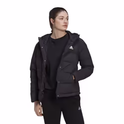 Adidas Womens/Ladies Helionic Down Hooded Jacket - 12 UK - 14 UK, Black